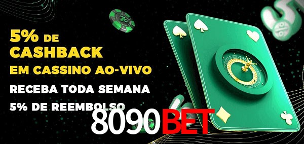 Promoções do cassino ao Vivo 8090BET